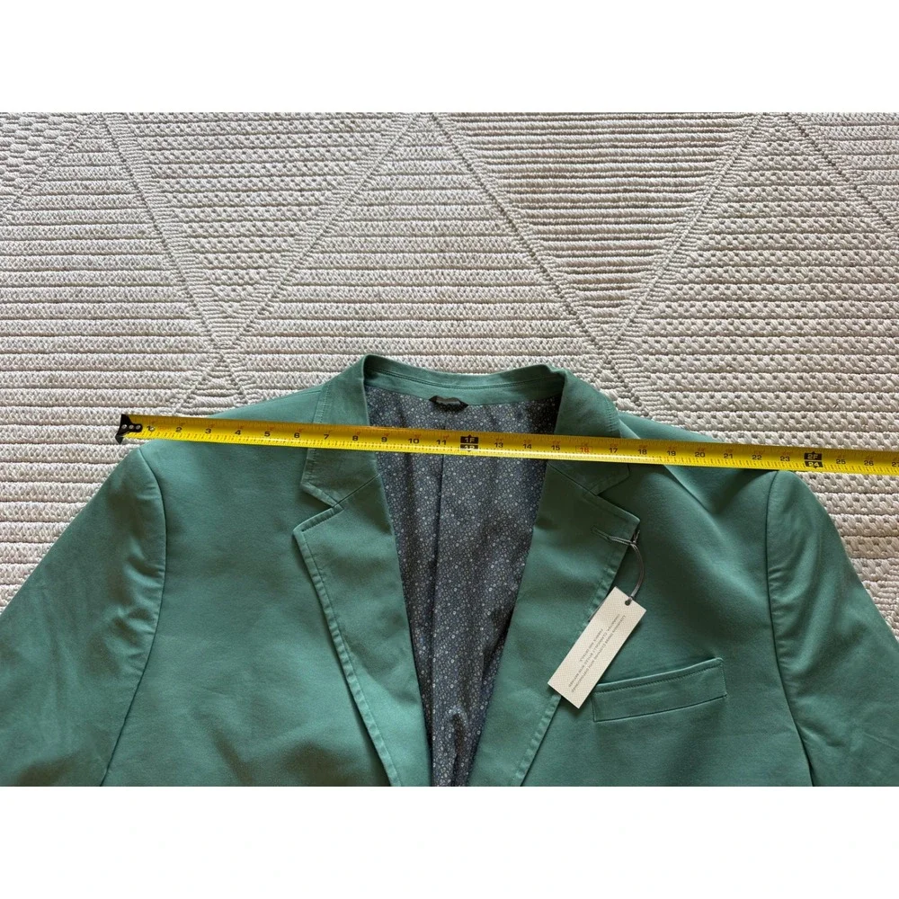 Oak Hill Mens 3XL 54R 56R Teal Cotton Blend Sport Coat Blazer NWT PL10213320877